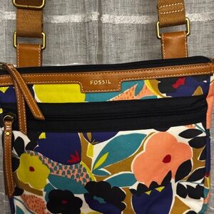 Fossil Women's Floral Crossbody Bag - Multicolor